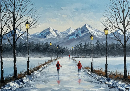 Journey Through the Quiet - Hand Painting