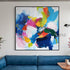 Joyful Color Field - Hand Painting