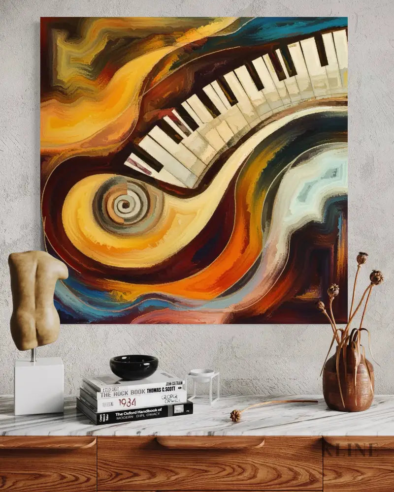 Keys of Emotion - Hand Painting