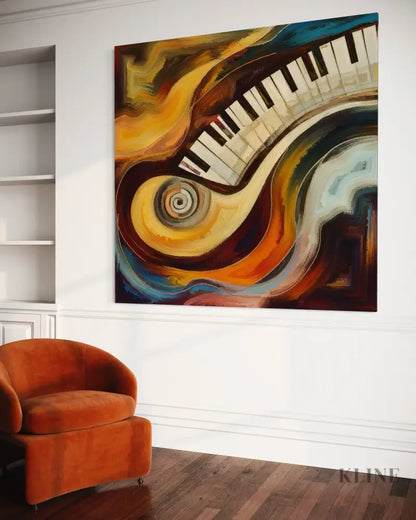 Keys of Emotion - Hand Painting