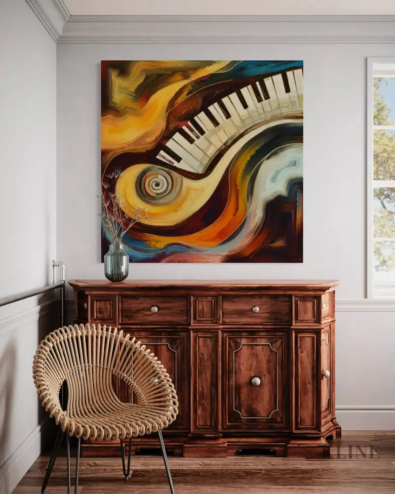 Keys of Emotion - Hand Painting