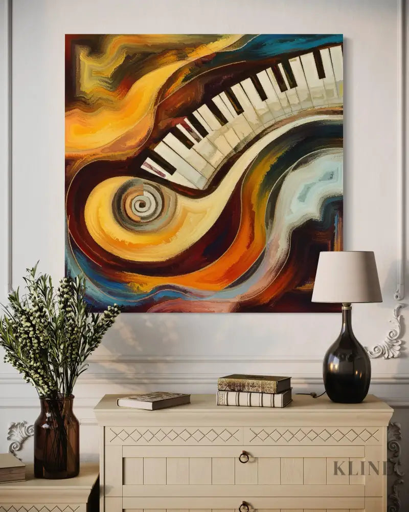 Keys of Emotion - Hand Painting