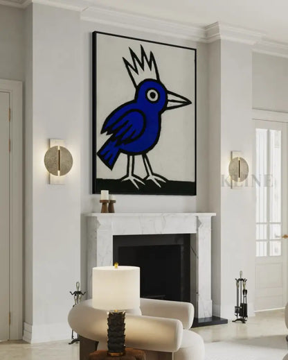 King Bird 03 - Hand Painting