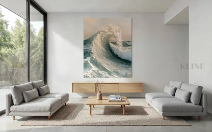 La Mer Blanche - Hand Painting