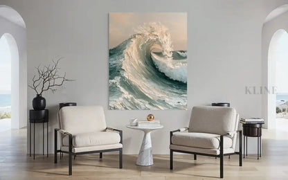 La Mer Blanche - Hand Painting
