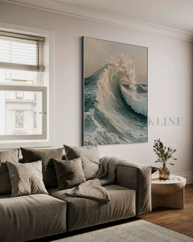 La Mer Blanche - Hand Painting