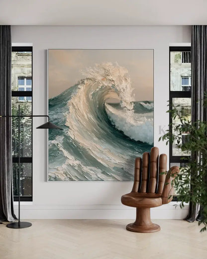 La Mer Blanche - Hand Painting