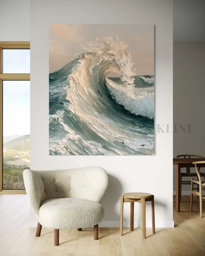 La Mer Blanche - Hand Painting