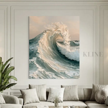 La Mer Blanche - Hand Painting