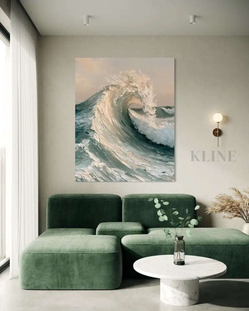 La Mer Blanche - Hand Painting