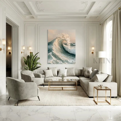 La Mer Blanche - Hand Painting