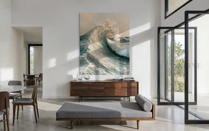 La Mer Blanche - Hand Painting