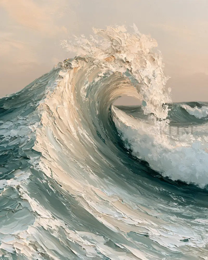 La Mer Blanche - Hand Painting