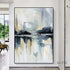 Lake Side Abstract Art - Hand Painting