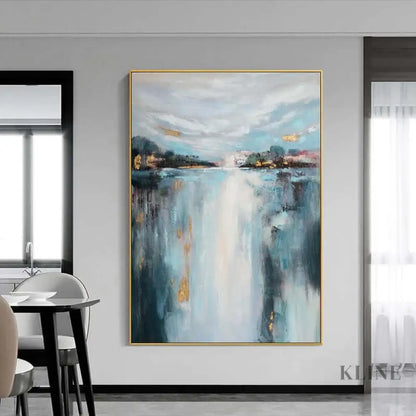 Lake Side Luxurious Wall Art - Hand Painting