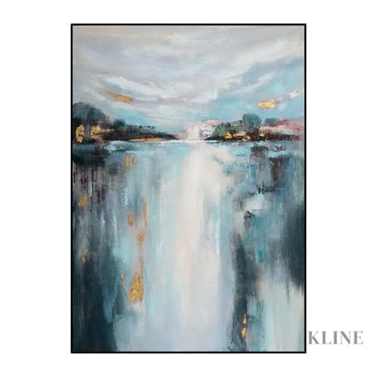 Lake Side Luxurious Wall Art - Hand Painting