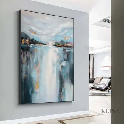 Lake Side Luxurious Wall Art - Hand Painting