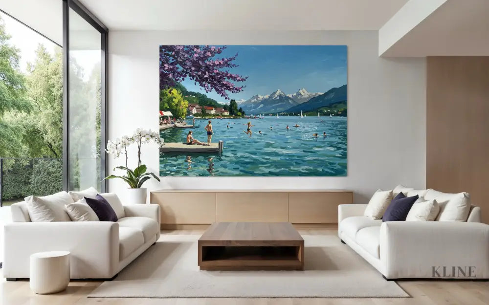 Lakeside Recreation - Hand Painting 