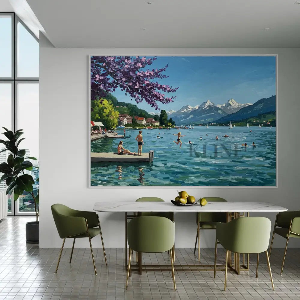 Lakeside Recreation - Hand Painting