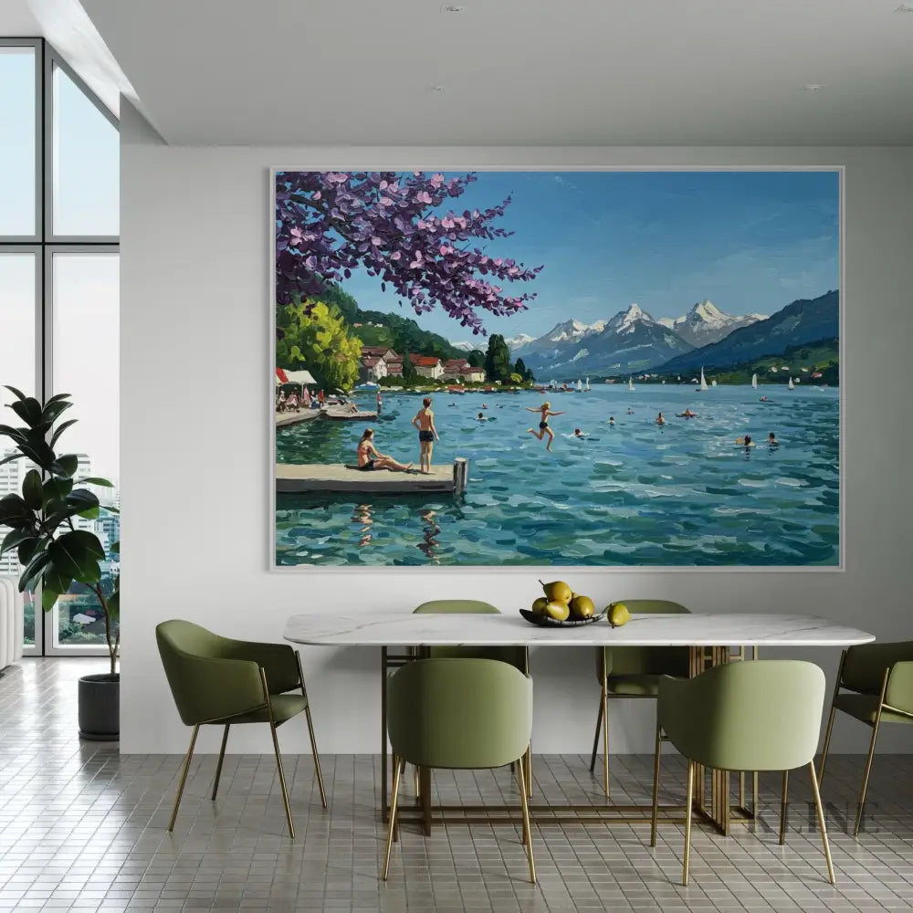 Lakeside Recreation - Hand Painting 
