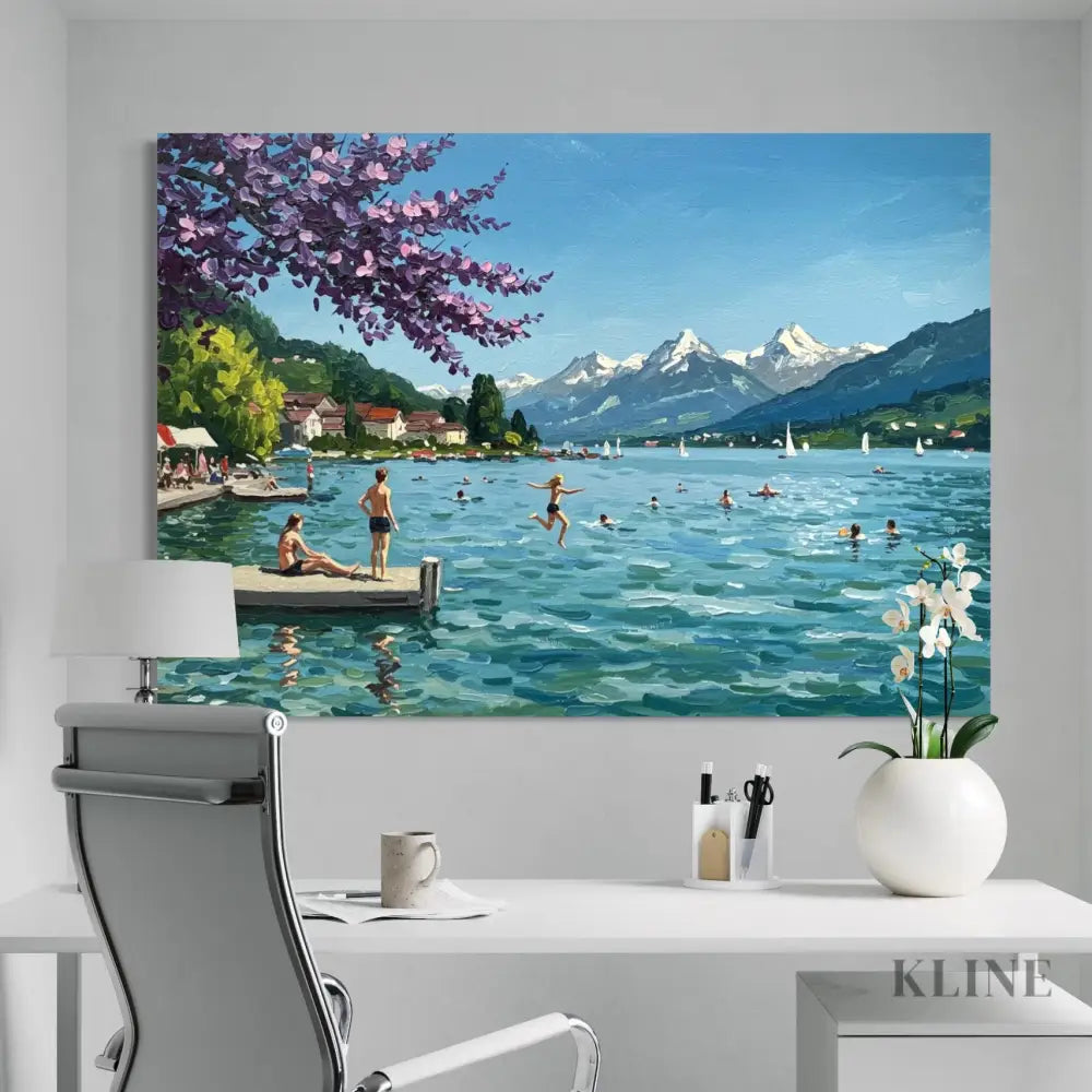 Lakeside Recreation - Hand Painting