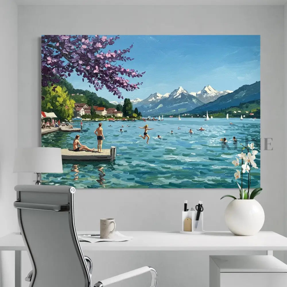 Lakeside Recreation - Hand Painting