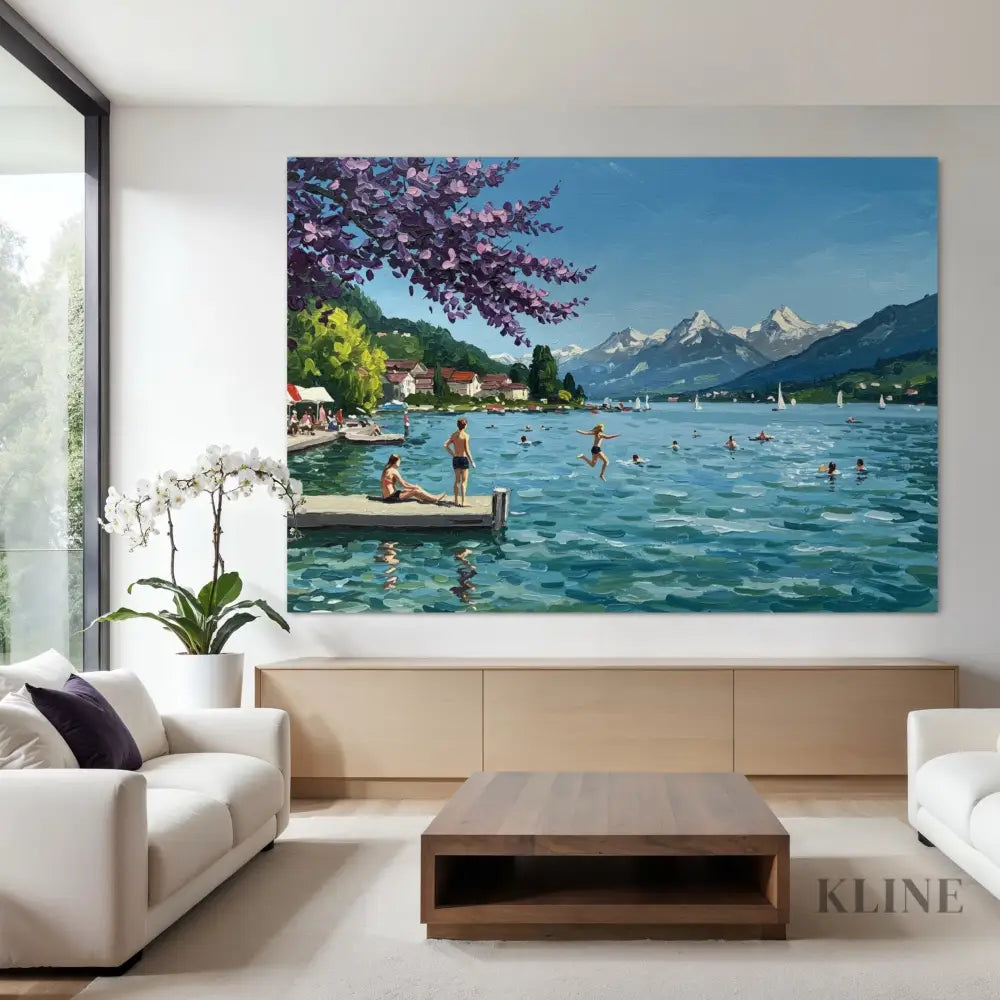 Lakeside Recreation - Hand Painting 