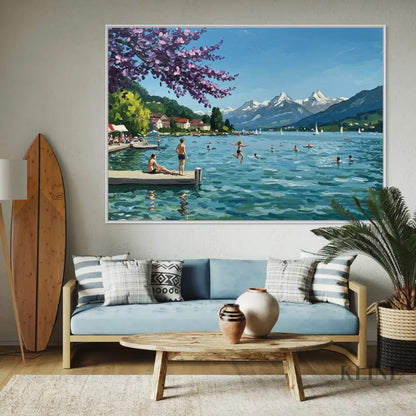 Lakeside Recreation - Hand Painting