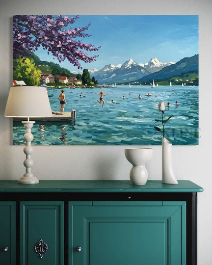 Lakeside Recreation - Hand Painting