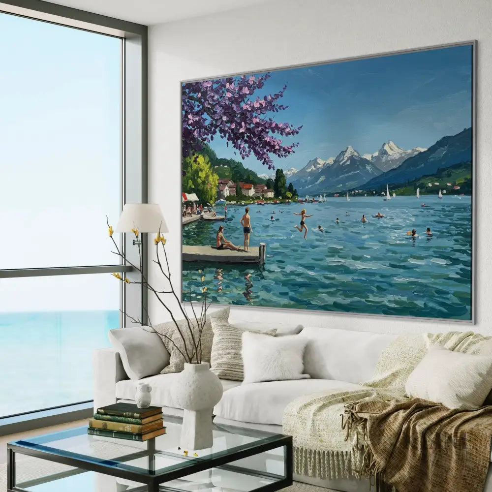 Lakeside Recreation - Hand Painting 