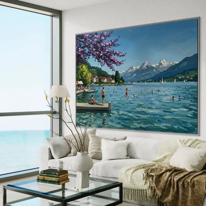 Lakeside Recreation - Hand Painting