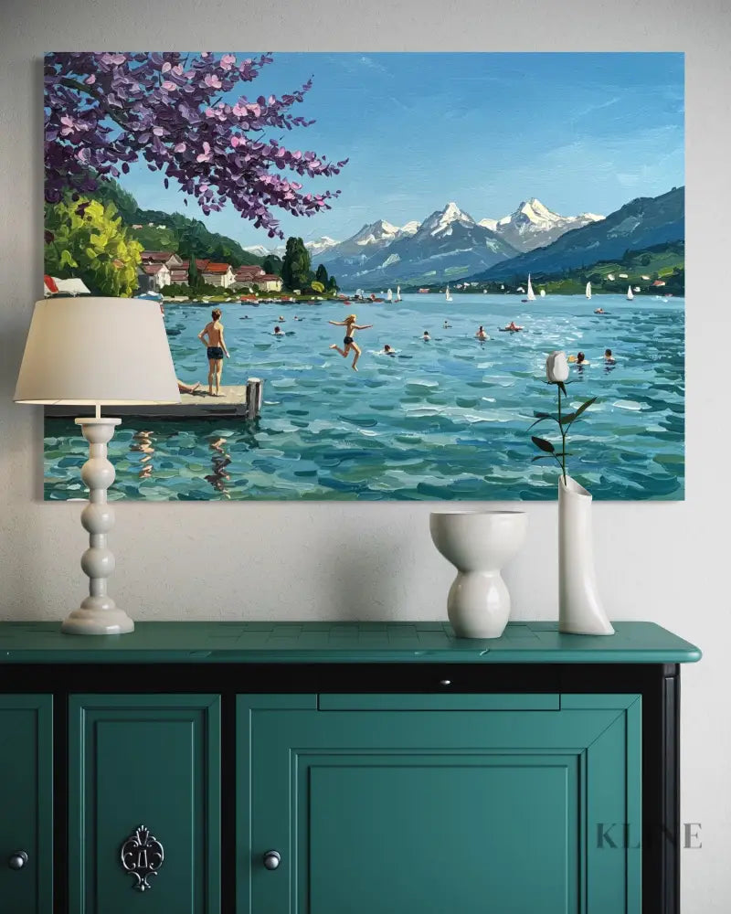 Lakeside Recreation - Hand Painting