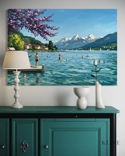 Lakeside Recreation - Hand Painting