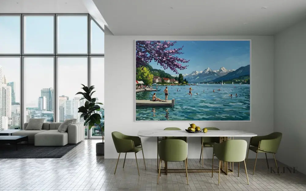 Lakeside Recreation - Hand Painting 