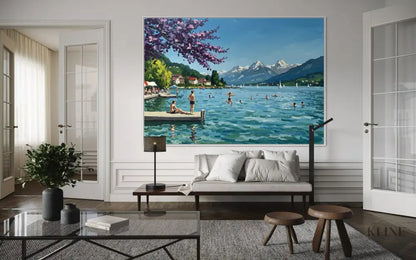 Lakeside Recreation - Hand Painting