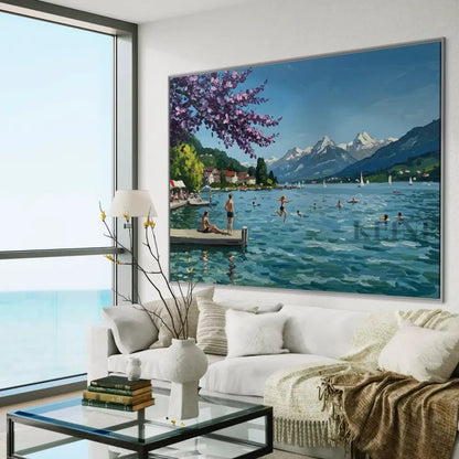 Lakeside Recreation - Hand Painting