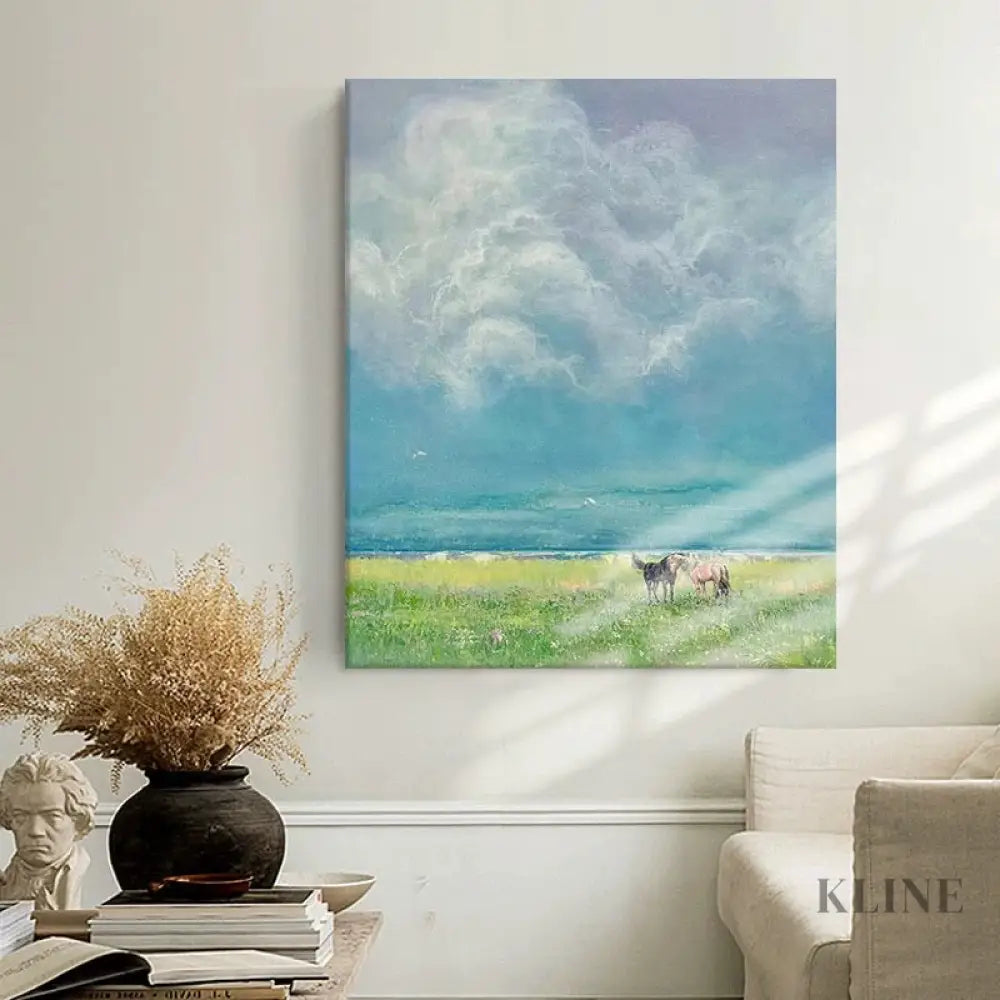 Land of Slow Days - Hand Painting