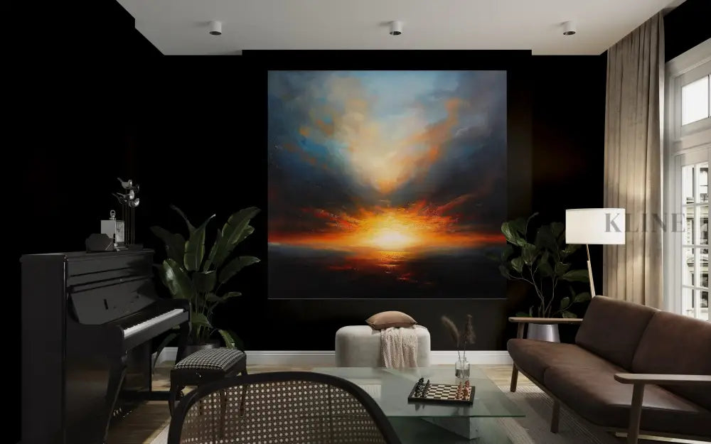 Last Light - Hand Painting Pinturas del atardecer