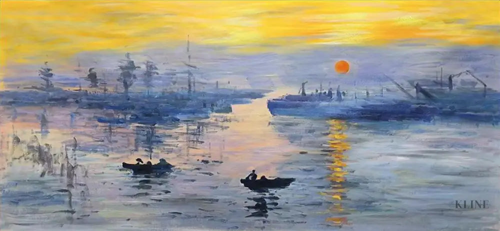 Last Light on the Water - Hand Painting