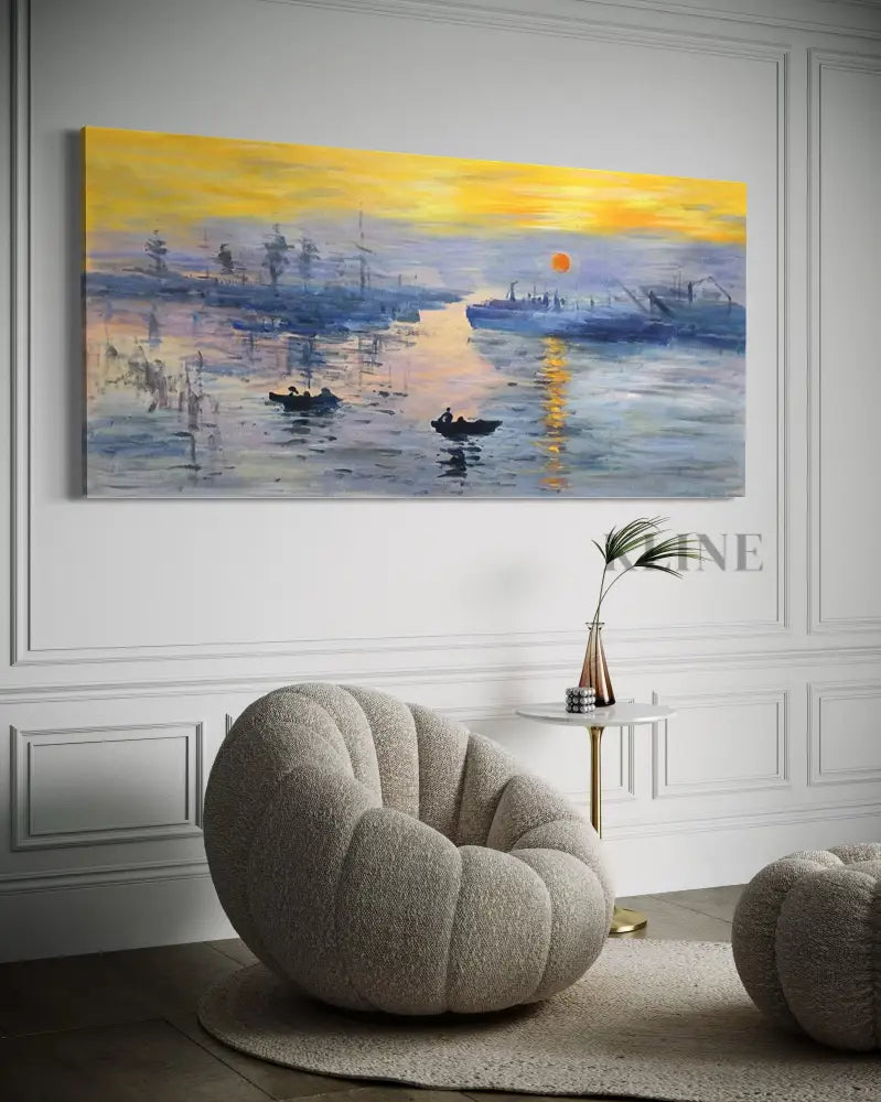 Last Light on the Water - Hand Painting