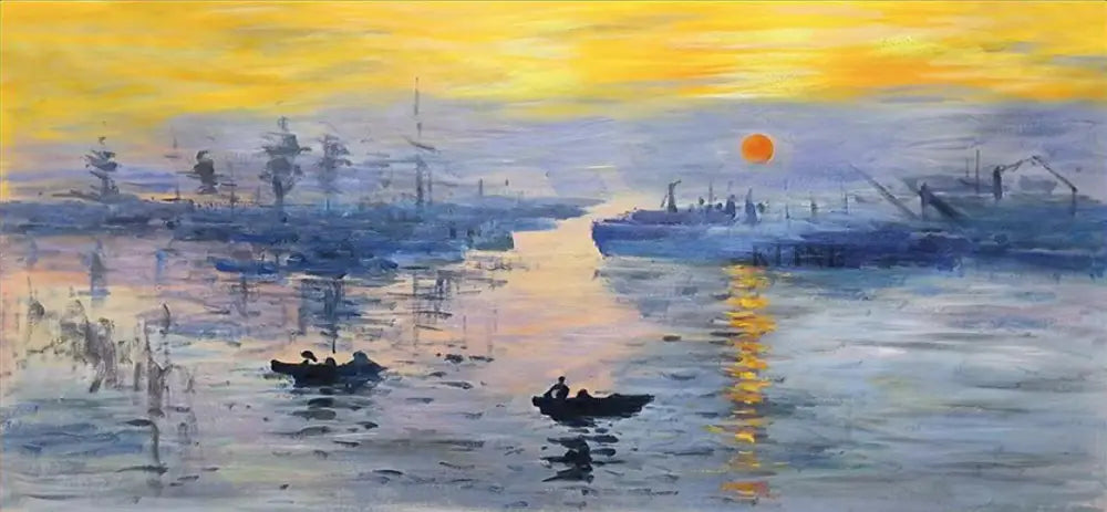 Last Light on the Water - Hand Painting