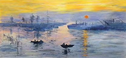 Last Light on the Water - Hand Painting