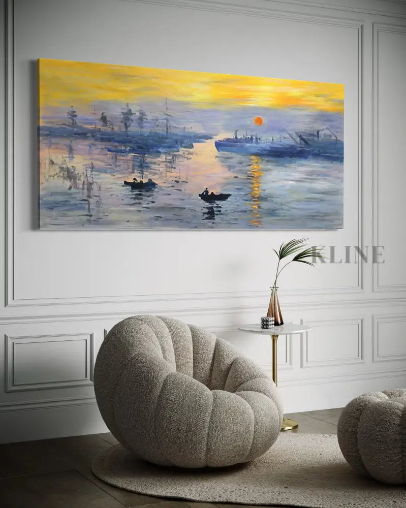 Last Light on the Water - Hand Painting