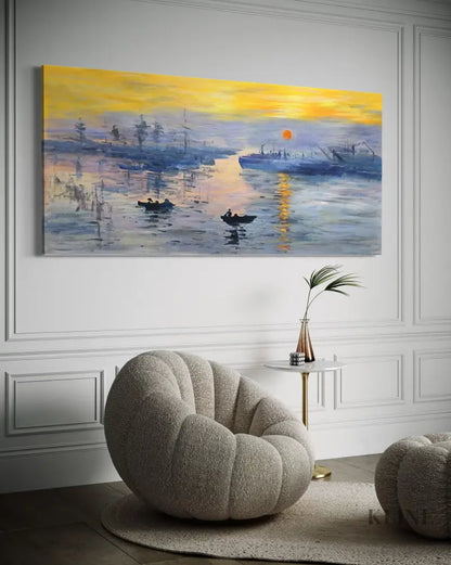 Last Light on the Water - Hand Painting