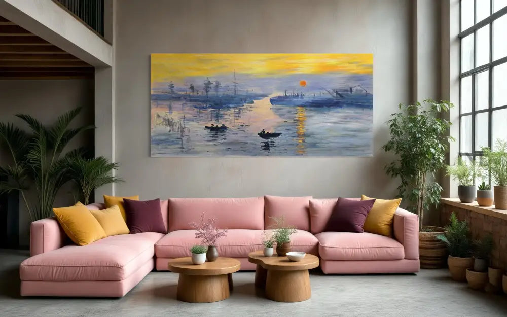 Last Light on the Water - Hand Painting