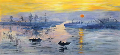 Last Light on the Water - Hand Painting
