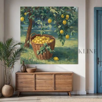 Lemon Groves of Italy - Hand Painting