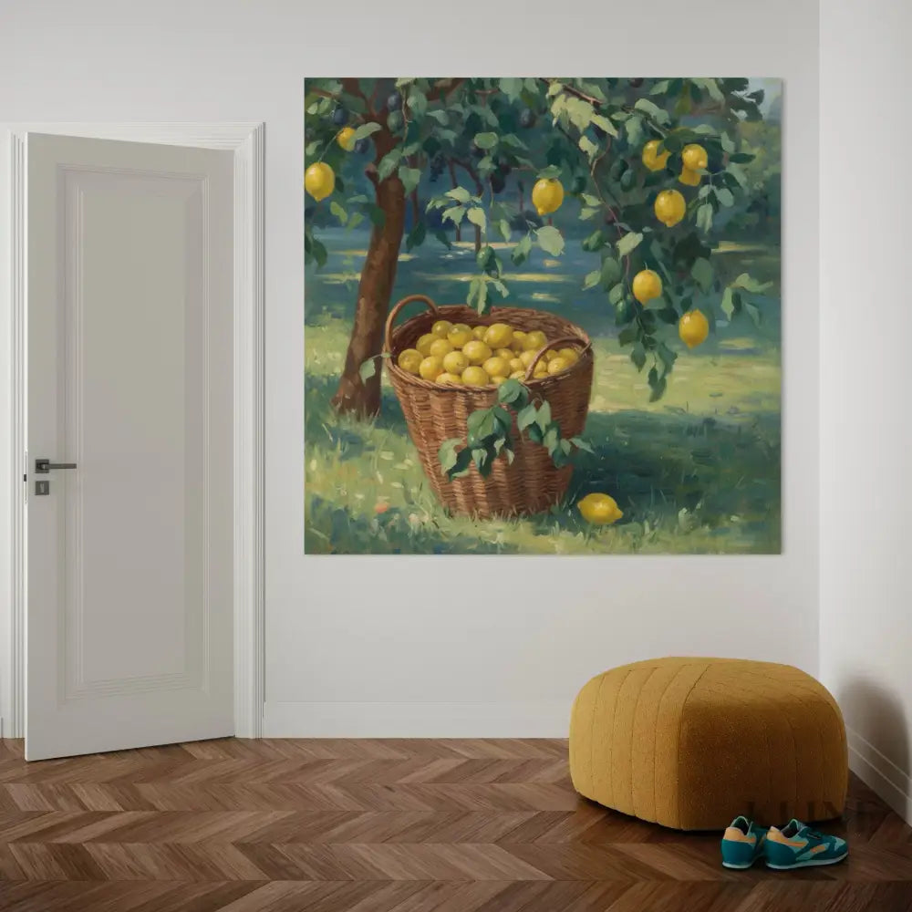 Lemon Groves of Italy - Hand Painting