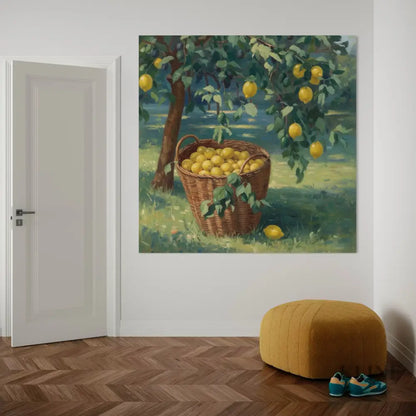 Lemon Groves of Italy - Hand Painting