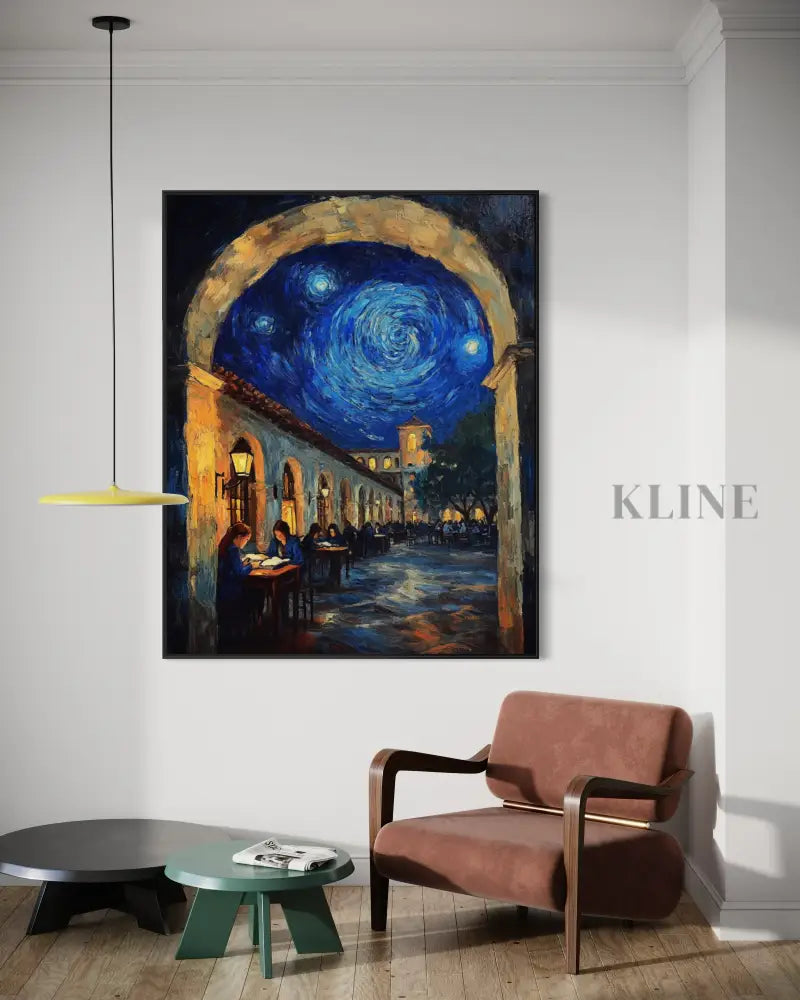 Lessons Beneath the Starry Arch - Hand Painting